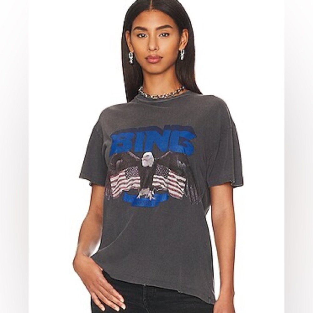 Vintage Bing T-shirt in Washed Black